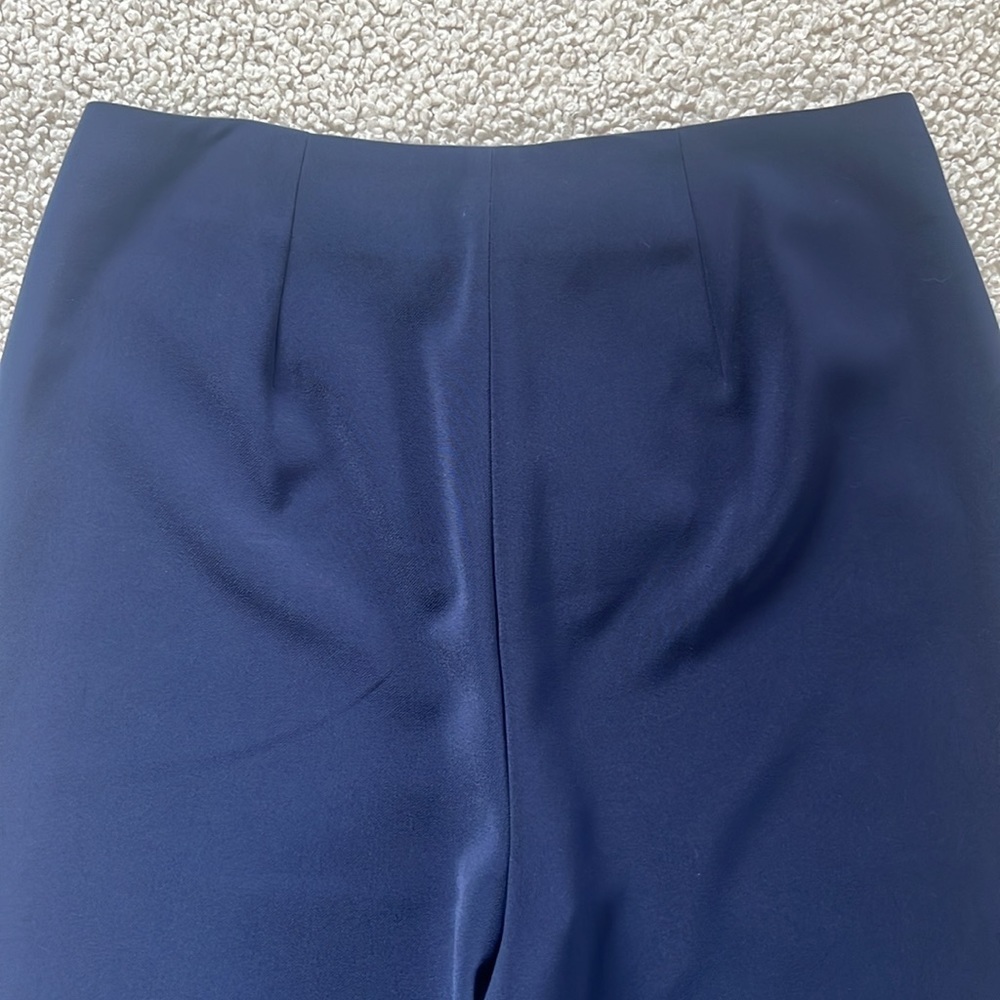 BODEN High Waisted Wide Leg Trousers in Navy Size 6 NWT - Picture 6 of 9